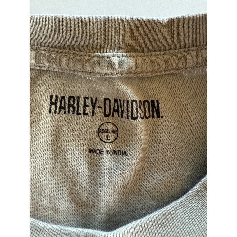 Lot‎ of 2 Harley-Davidson Mens Graphic T-Shirt Bundle Orange Gray Size Large - Picture 7 of 12